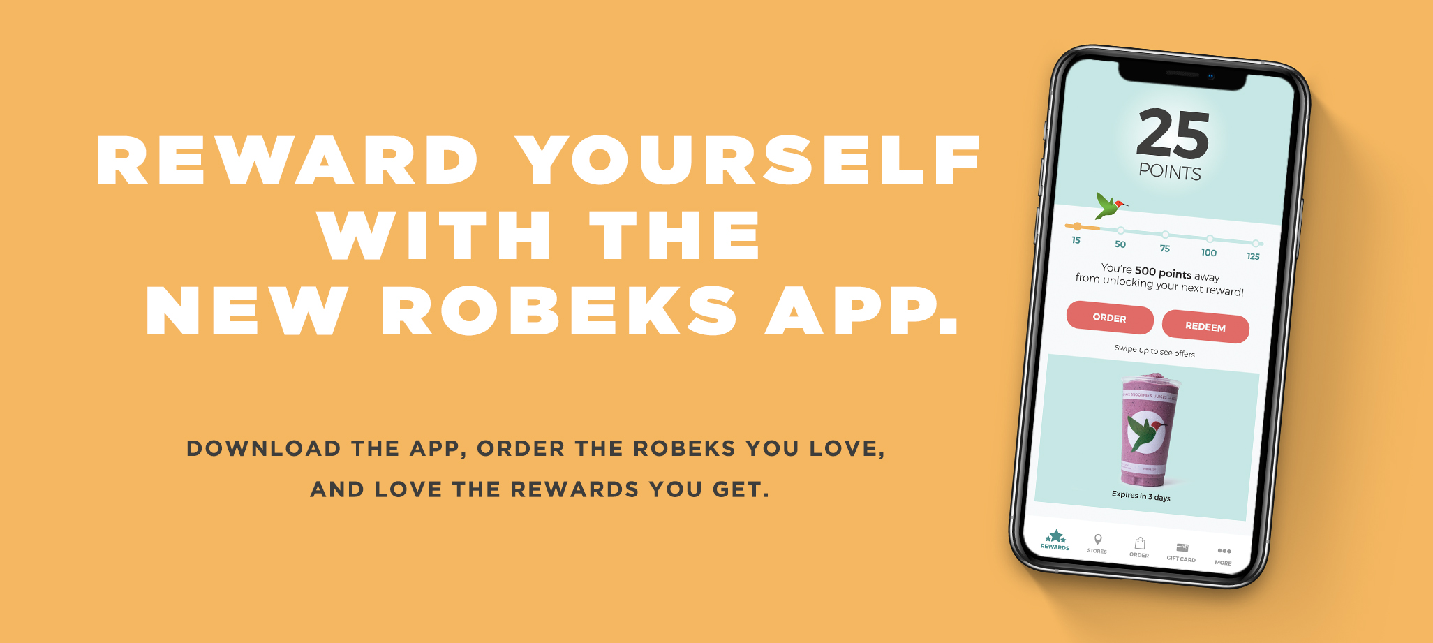 Reward yourself with the Robeks App